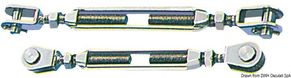 Strekkfisk med to faste gafler AISI 316 10 mm
