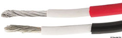 Förtennad koppar batterikabel svart 25mm
