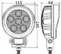 Justerbar HD LED-lampe for A-frame 18 W 10/30 V