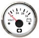 Voltmeter 18/32 V vit/blank