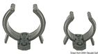 Nylonfjederclips hvid 22/28 mm