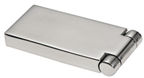 Innfelt hengsel speilpolert AISI316 75x35 mm