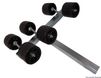 Pendlende siderulle 40 mm 6 ruller