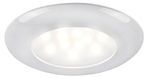 SOLE innfelt LED-taklampe, hvit, med bryter