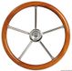Ratt med ytterring av teak 350 mm