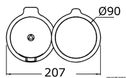 Swing-Out glass-/kopp-/boksholder 1/2 kopper