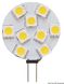 SMD LED-lampa G4 12/24v med sidokontakt