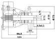 Ancor Impellerpumpe for Motor ST142