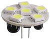6-LED-lampa G4 bakanslutning Ø 24 mm