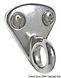 Plate med ring AISI316 27x30 mm