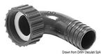 Svingbar slangadapter rett 20 mm