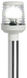 Uttrekkbar hvit lanternestang 60 cm