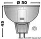 Halogeenilamppu MR 16 12 V