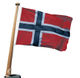 Båtflagg Norge 120cm