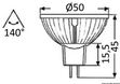 LED reservstrålkastare HD 4 W 12/24 V