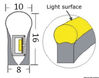 Neon Light fleksibel LED-list 24V blå