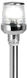 Classic/LED ankerlanterne med sammenleggbar stang 60 cm hvit