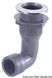 Nylon läpivienti 1/2" 16mm SS-etuosalla ja 90° adapterilla