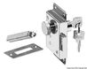 Forkromet messinglås venstre 25 mm