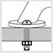 Båtsystem Griberække Udvendig Bolt, 850mm