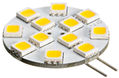 SMD LED-lampa G4 12/24v med sidokontakt