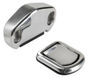 Indfældet magnetisk dørstopper