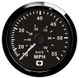 Pitot-hastighetsmätare 0-65 MPH svart/svart