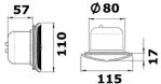 Sound infällt signalhorn rund version