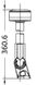 360° LED sammenleggbar mast AISI 316 12 V 1.2 W