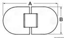 Taittuva sarana 50x38 mm