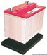 Batteribrett svart gummi 280 x 177 mm