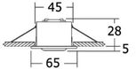 Altair lyskaster speilpolert HD LEDs