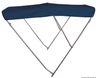 3-bågs bimini hög AISI316 Ø 25 mm 170/180 cm blå