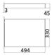 Nedfellbar stige standard AISI316 4 trinn