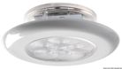 Taklampe, ABS-kropp, hvit finish, 6 hvite LED