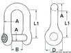 Ankarschackel AISI 316 10 mm