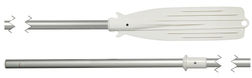 Plast/anodiseret aluminiumåre 190 cm