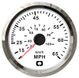 Pitot-nopeusmittari 0-65 MPH valkoinen/kiiltävä