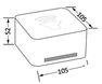 Q Box hvitt membransignalhorn