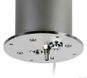 Trestegs runt bordsben med anti-rotation 12V silver