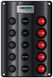 Wave elektrisk kontrollpanel 5 + 12 V voltmeter