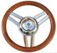 Magnifico ratt 3-eiket Ø 350 mm teak