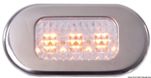 Instegsbelysning i polykarbonat med 3 gula LED
