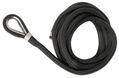 Spliset fortøyningstau svart 16 mm x 11 m
