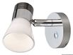 Dimbar LED-lampe i aluminium + glassdiffusor