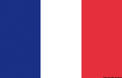 Flag Frankrig 50 x 75 cm