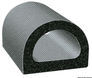 Itsekiinnittyvä musta EPDM-profiili 17.5x16.9 mm
