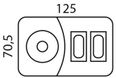 Joystickstyring for LED-søkelys
