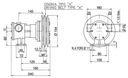 Ancor Impellerpumpe med Magnetkobling 1 1/2" 24V