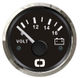 Voltmeter 8/16 V sort/blank